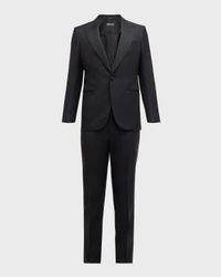 Men's Wool-Mohair Solid Tuxedo