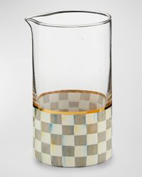 Sterling Check Mixing Glass