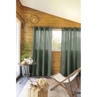L'effet Papillon - Rideaux occultant et thermique - Taille 140x240 - Vert