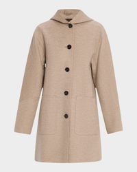 Kian Hooded Cashmere Coat