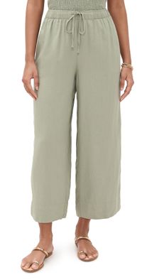 Z Supply Easton Linen Pants Avocado XS