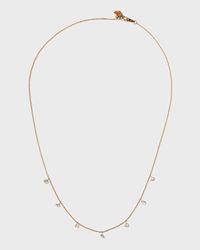 Small Floating Diamond Necklace