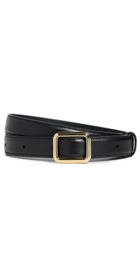 LIÉ STUDIO The Georgia Wide Belt Chocolate Brown/Gold 95