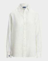 Oversize Fit Linen Shirt