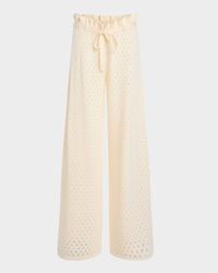 Mali Pointelle Knit Drawstring Pants
