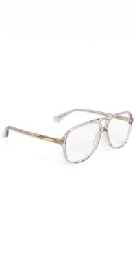 Bottega Veneta BV1417O Glasses Grey/Transparent One Size
