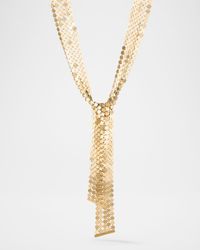 Laser Mega Chainmail 5-Row Lariat Wrap Necklace