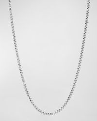 Delos Sterling Silver Chain Necklace, 1.5mm