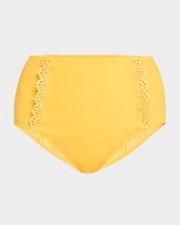 Lunaire Embroidered Bikini Bottoms