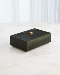 Posh Hair-On-Hide Box, 12"