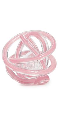 Tizo Design Decorative Glass Knot Pink One Size