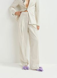 Essentiel Antwerp - Pantalon à pinces à rayures - Taille 2XL - Bleu