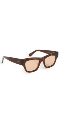 Elisa Johnson Rae Sunglasses Gloss Brown One Size