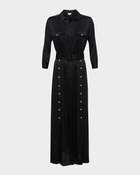Uriah Belted Maxi Shirtdress