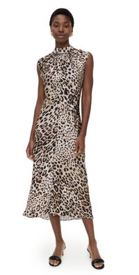 MISA Giselle Dress Leopard Print XL