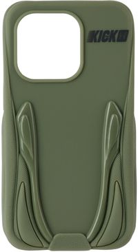 Urban Sophistication Étui pour iPhone 14 Pro 'Kick' vert