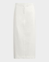 The Maeve Tailored Midi Skirt