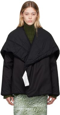 MM6 Maison Margiela Black Insulated Jacket
