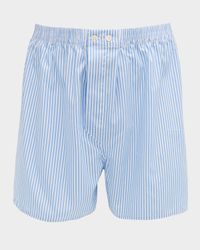 Men's James Classic Fit Cotton Stripe Boxer Shorts