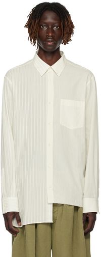 Lanvin White Asymmetric Shirt