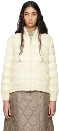 Moncler Off-White Arcelot Short Down Jacket