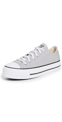 Converse Chuck Taylor All Star Lift Platform Sneakers Grey Area/White/Black 5