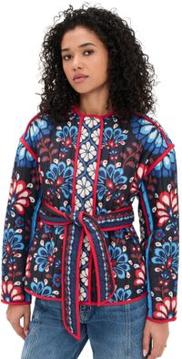 FARM Rio Latina Scarf Black Jacket Latina Scarf Black L