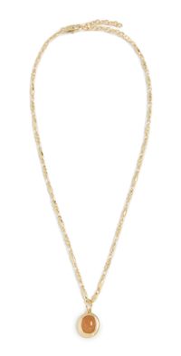 Luv Aj Sunset Stone Necklace Gold One Size