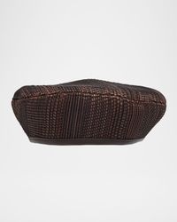Emily Textured Leather Beret