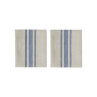 Oyoy Living Design - Serviette de table lot de 2 en coton - Taille Unique - Bleu