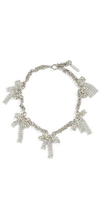 Justine Clenquet Sammy Choker Palladium One Size