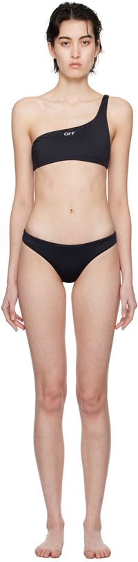 Off-White Black 'Off' Stamp Bikini