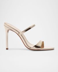 Jessica Leather Stiletto Mule Sandals