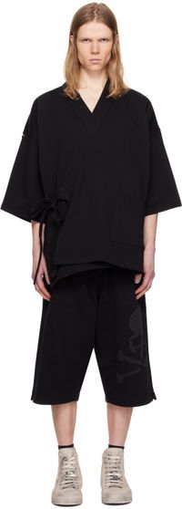 MASTERMIND WORLD Black Jinbei Pyjama Set