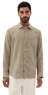 RAILS Wyatt Shirt Cedar Houndstooth L