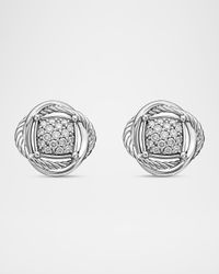 Infinity Earrings with Diamonds