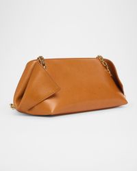Scarf Smooth Leather Shoulder Bag