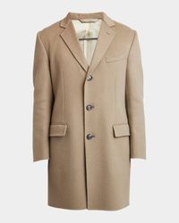 Men's Wool and Cashmere Double-Face Top Coat