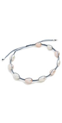SHASHI Pearl Slide Bracelet Pearl One Size