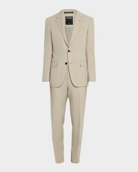 Men's Solid Trofeo Wool Suit