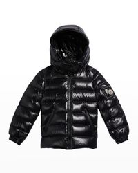 Girl's Bady Quilted Logo Jacket, Size 4-6