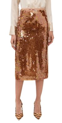 BAUM UND PFERDGARTEN Shania Sequin Skirt Burro Camel 38