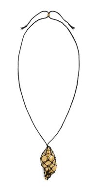 Heaven Mayhem Sterling Necklace Black/Gold One Size