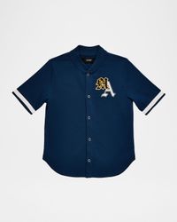Kid's Varsity Patch Baseball Shirt, Size 4-12