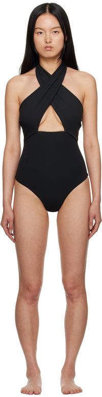 Nanushka Maillot de bain une pièce Milana noir