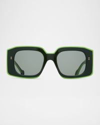 Bumper Square Acetate Sunglasses