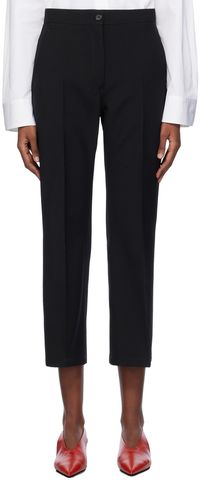 Jil Sander Black Flared Trousers