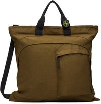 Stone Island Beige Resin Treated Cordura 1500 Tote