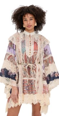 Zimmermann Rhiannon Billow Mini Dress Spliced 2