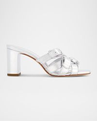 Bea Metallic Buckle Mule Sandals